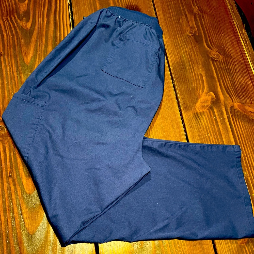 2x Jaanuu Navy Scrub Pants